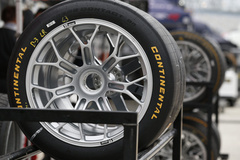 Racking the Continental Tires during the Rolex 24 