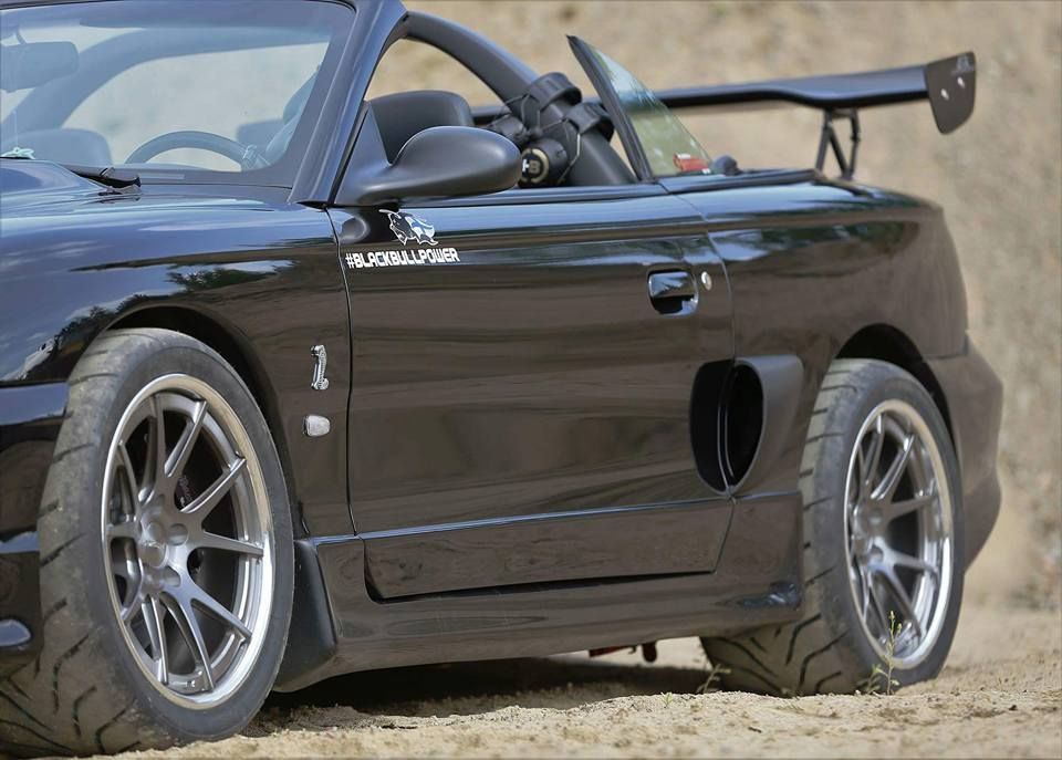 1996 Ford Mustang SVT Cobra | Mika Kosola's Mustang Cobra SVT Convertible on Forgeline GA3C Concave Wheels