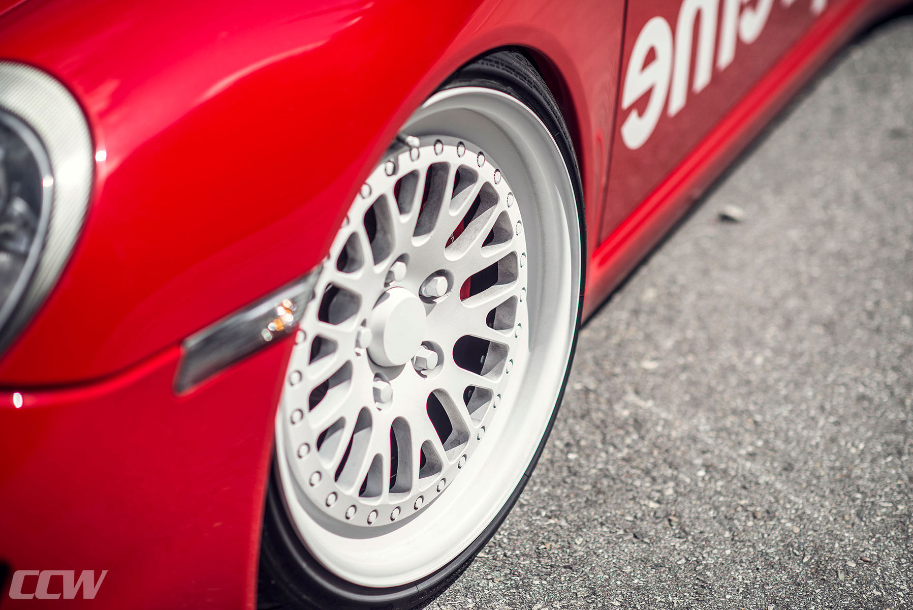 2013 Porsche 911 | Supreme Red Bagged Porsche 997 911 Carrera - CCW Classic 3 Piece Wheels