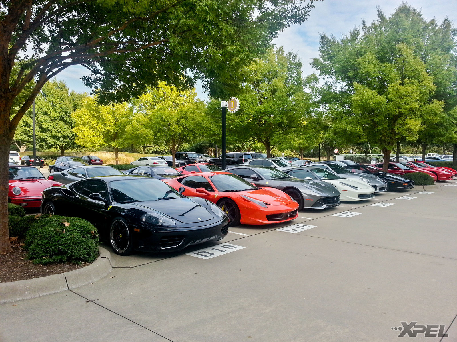  Ferrari  | Big screen for sports at the Social Party with FCA DFW