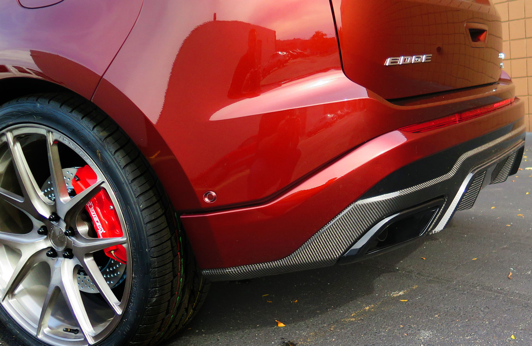2015 Ford Edge | 2015 Ford Edge Carbon Rear Diffuser Final