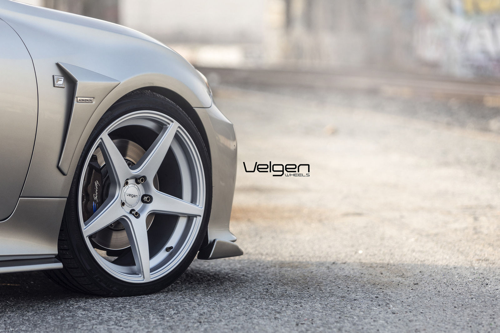 2015 Lexus RC 350 | Lexus RC350 F-Sport on Velgen Wheels Classic5 Matte Silver 20x9 & 20x10.5