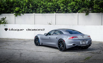 2013 Fisker Karma | 2013 Fisker Karma Fitted With 22 Inch BD-9’s in Gloss Black