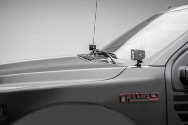 ZROADZ Z365711-KIT2 HOOD HINGES MOUNTING KIT 2018-2019 FORD F-150 BY A PILLAR W/ TWO 3 INCH POD LED LIGHTS