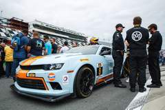 Mantella Autosports Camaro Z/28.R on Forgeline One Piece Forged Monoblock GS1R Wheels at Daytona