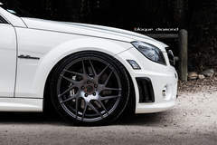 2010 Mercedes C63 Fitted With 19 Inch BD-3’s in Matte Graphite