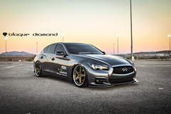2016 Infiniti Q50 Attends Street Driven Tour Fitted With 20 Inch BD-21’s in Bronze w Chrome SS Lip
