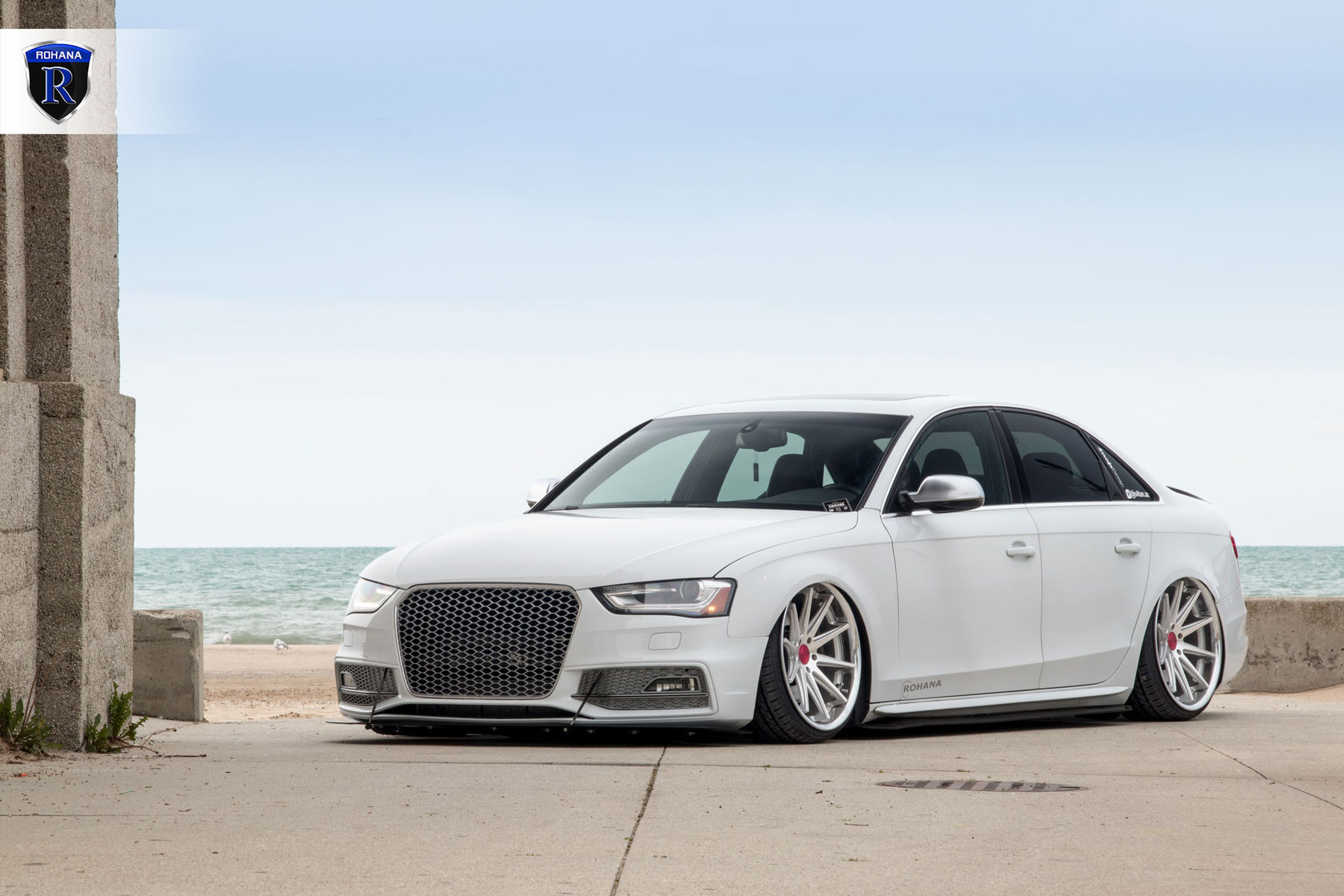 2016 Audi A4 | White Audi A4 - Lowered Stance