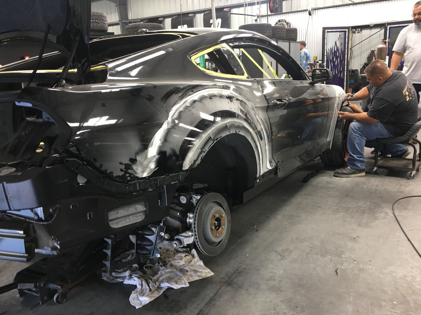 2018 Ford Mustang | 2018 Ford Mustang Fastback by DeBerti Design - Fender Installation FordSEMA