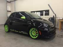 Fiat Abarth with XPEL ULTIMATE paint protection film