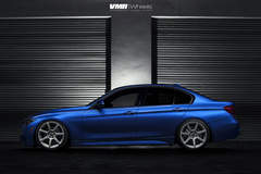 BMW F30 Estoril Blue | V706 Matte Gunmetal