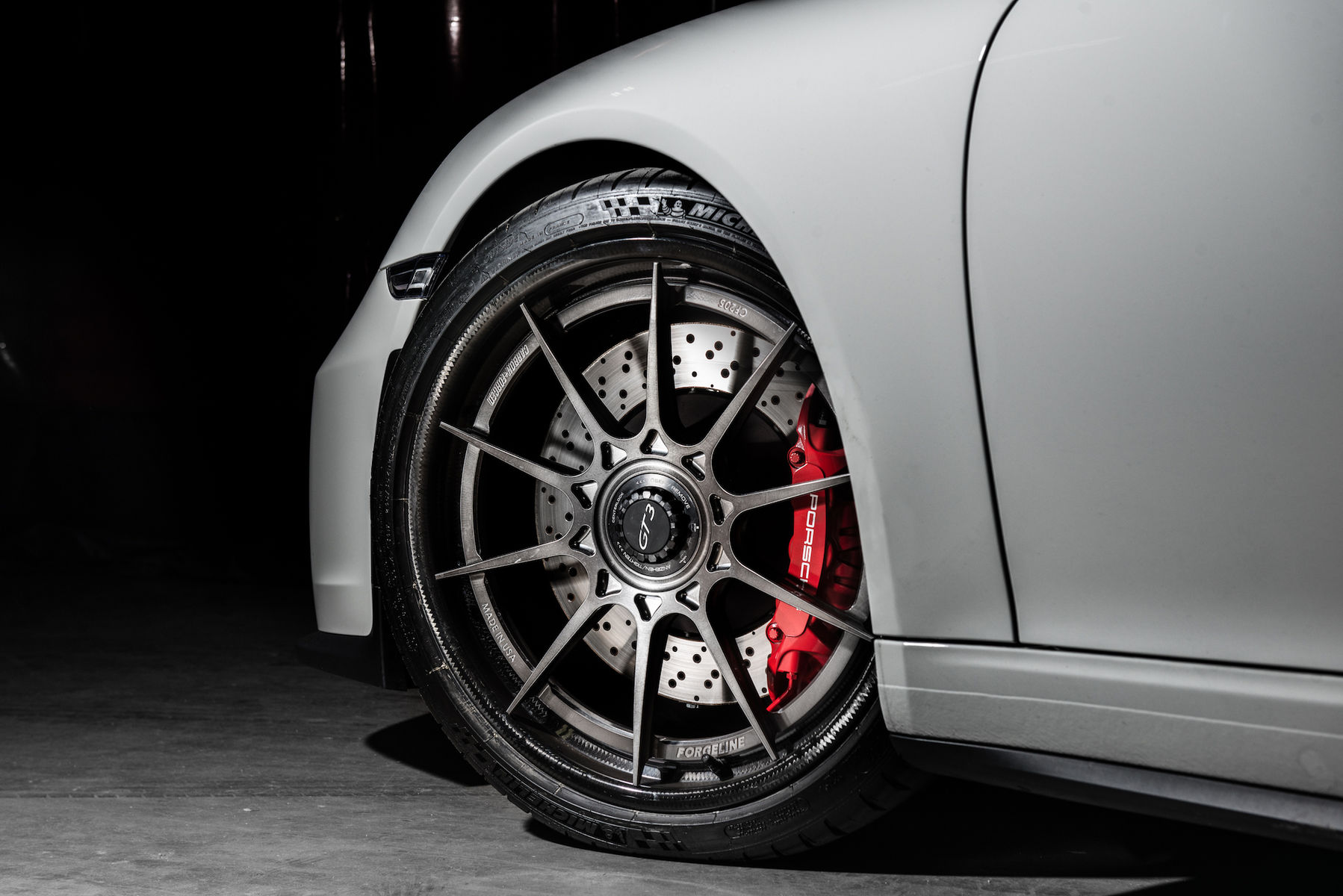 2018 Porsche 911 | Wheel Experts Porsche GT3 on Center Locking Forgeline Carbon+Forged CF205 Wheels