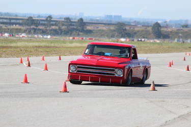 1970 Chevrolet C-10 | No Limits Engineering Chevy C10 'Hellboy' - Track Shot