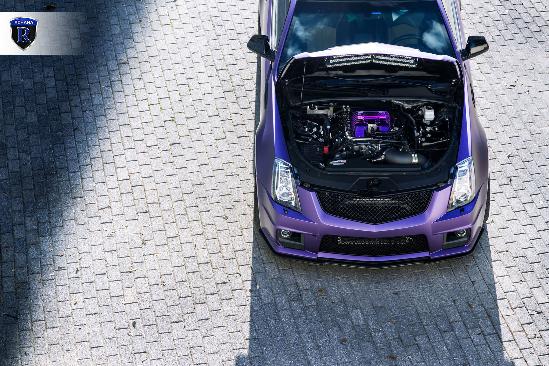 2016 Cadillac CTS-V Coupe | Matte Purple Cadillac CTS-V - Engine