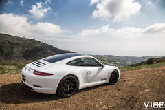 Porsche 911 Carrera on 20" XO Verona Matte Black - Dirt Roads