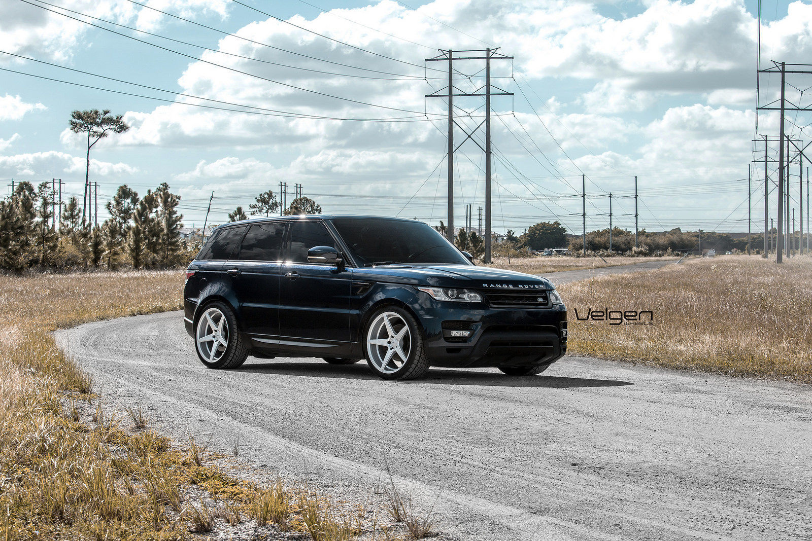 2015 Land Rover Range Rover Sport | Range Rover Sport on Velgen Wheels Classic5 Matte Silver 22x10.5 All Around