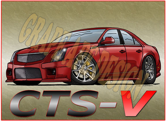 2012 Cadillac CTS-V | Cadillac CTS-V art design