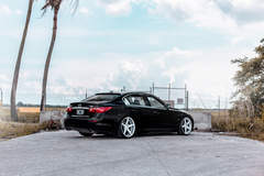 Infiniti Q50 on Velgen Wheels Classic5 Matte Silver