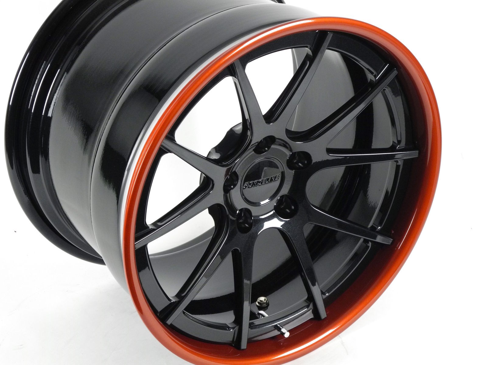 | Forgeline GA3C in Carbon Flash & Sunrise Orange Metallic