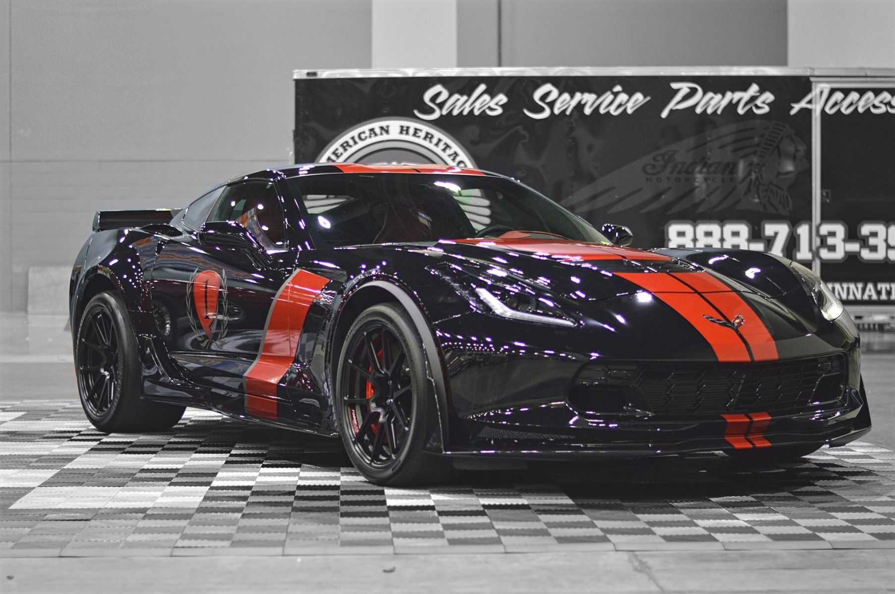 2016 Chevrolet Corvette | Richard Limperos' Weapon X-Tuned C7 Corvette Z06 on Forgeline One Piece Forged Monoblock GA1R Open Lug Wheels