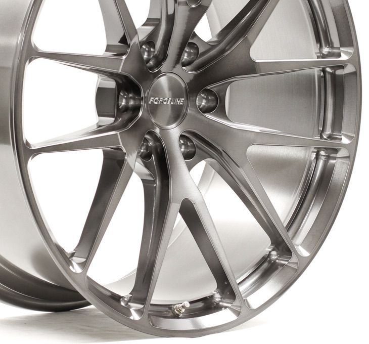 | Forgeline 6-Lug One Piece Forged Monoblock VX1-Truck Wheel in Transparent Smoke
