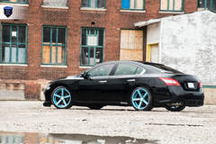 Black Nissan Maxima - Side View