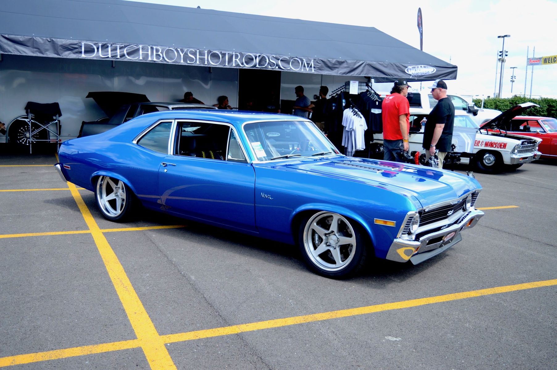 1971 Chevrolet Nova | Joe Van Nus’ Dutchboys Hotrods 1971 Chevrolet Nova on Forgeline Forged Three Piece FF3C Open Lug Wheels