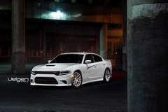 Dodge Charger SRT8 on Velgen Wheels VMB7 Matte Silver 20x9 & 20x10.5