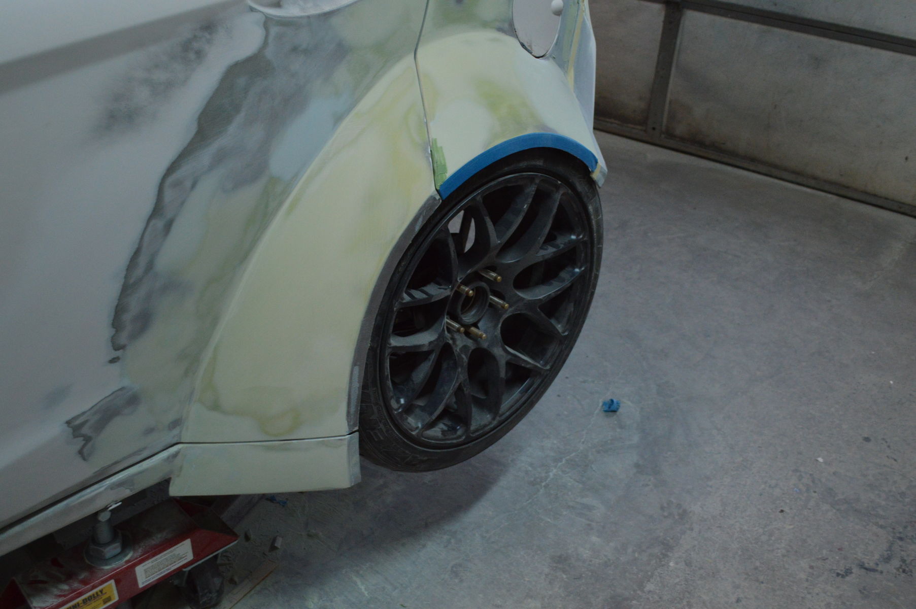 2016 Ford Fiesta ST | 2016 Ford Fiesta ST by Tucci Hot Rods - Installed Metal Fender #FordSEMA