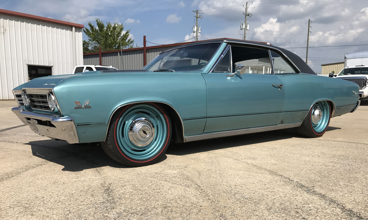 1967 Chevrolet Chevelle | George Poteet’s Goolsby Customs-Built 1967 Chevrolet Chevelle SS on Forgeline Forged Three Piece OE1 Wheels
