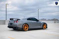 Gray Nissan GTR - Passenger Side