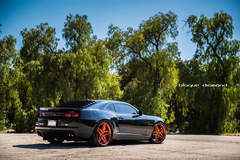 2015 Chevy Camaro Fitted With 22 Inch BD-8’s in Orange