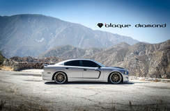 2014 Dodge Charger Fitted With 22 Inch BD-23’s in Bronze w/ Chrome SS Lip