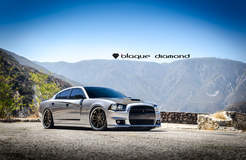2014 Dodge Charger Fitted With 22 Inch BD-23’s in Bronze w/ Chrome SS Lip