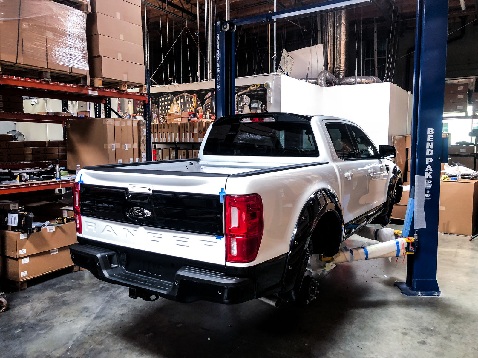2019 Ford Ranger | 2019 Ford Ranger XLT SuperCrew 4X4 by Airdesign - Rear FordSEMA
