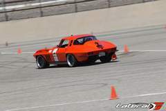 Greg Thurmond Wins Classic Muscle Class at NMCA West Autocross in his '65 SCAR Corvette on Forgeline DE3C Concave Wheels