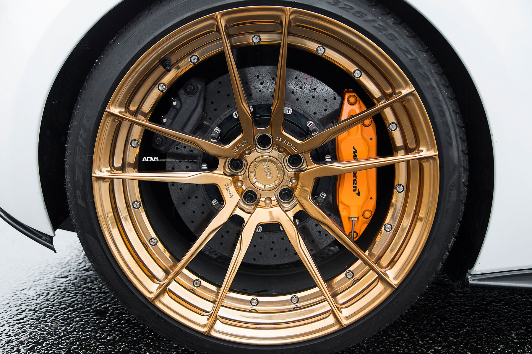 McLaren 570S | Silica White McLaren 570S Coupe - ADV5.2 M.V2 CS Series Wheels