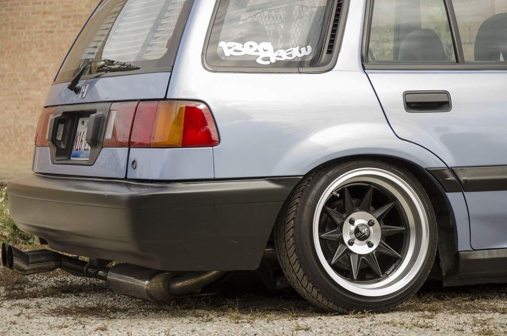 1988 Honda Civic | Ruff Racing R358's on '88 Honda Civic Wagon