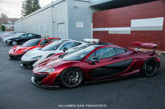 3 McLaren P1s @ McLaren San Francisco