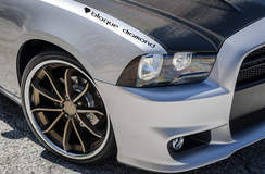 2014 Dodge Charger Fitted With 22 Inch BD-23’s in Bronze w/ Chrome SS Lip