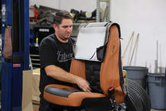 2017 Ford F250 Super Duty 4x4 Lariat Crew Cab “Shockzilla” by Fabtech - Preparing Seats