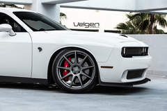 Dodge Challenger Hellcat on Velgen Wheels VMB9 Matte Gunmetal 22x9 & 22x10.5