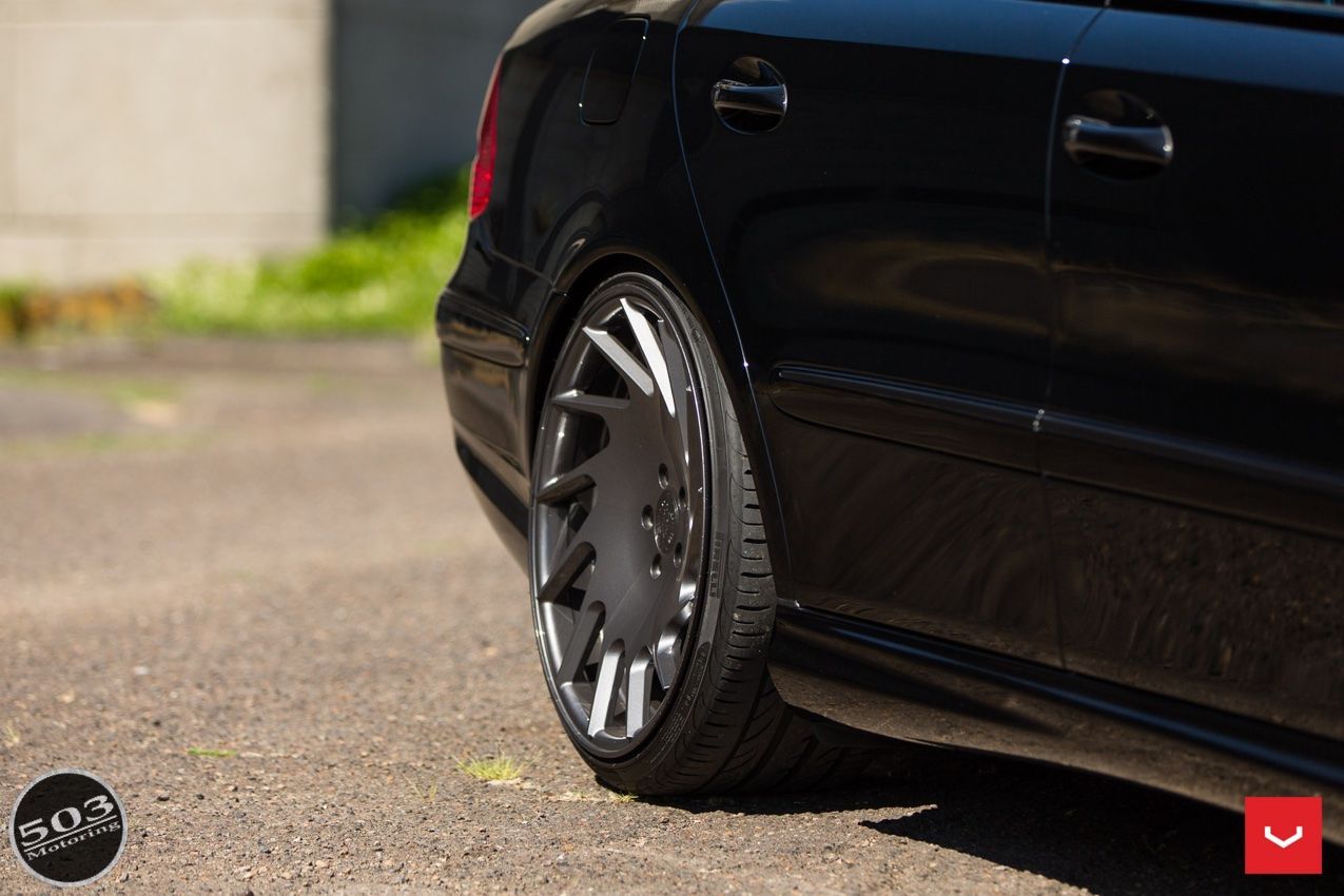 2006 Mercedes-Benz E55 AMG | 2006 Mercedes W211 E55 - 503 Motoring & Vossen Wheels Collaboration - Wheel Gap