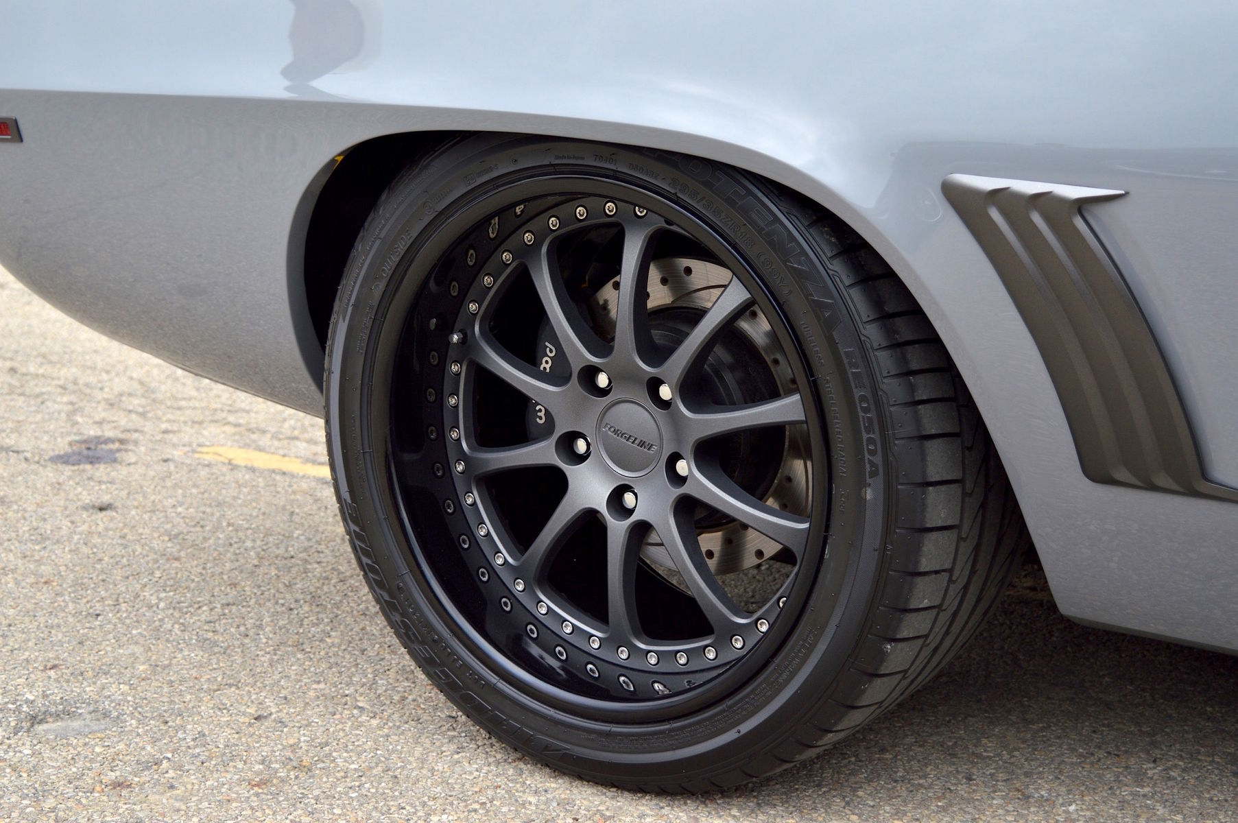 1969 Chevrolet Camaro | Kip Murphy's Wraith 1969 Camaro on Forgeline ZX3P Wheels - Close Up Wheel Shot