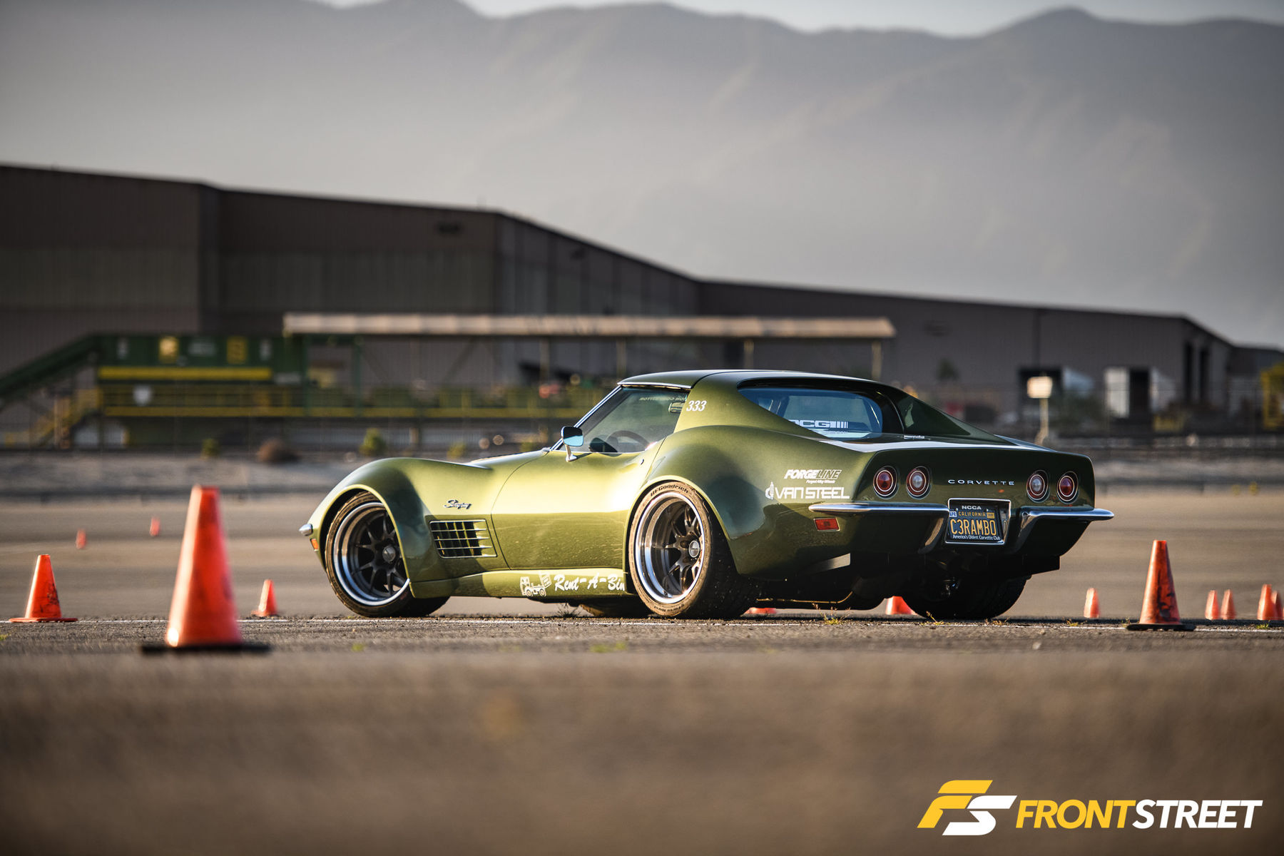 1970 Chevrolet Corvette Stingray | Garrett Randall’s “Rambo” 1970 Corvette Stingray on Forgeline GA3R Wheels
