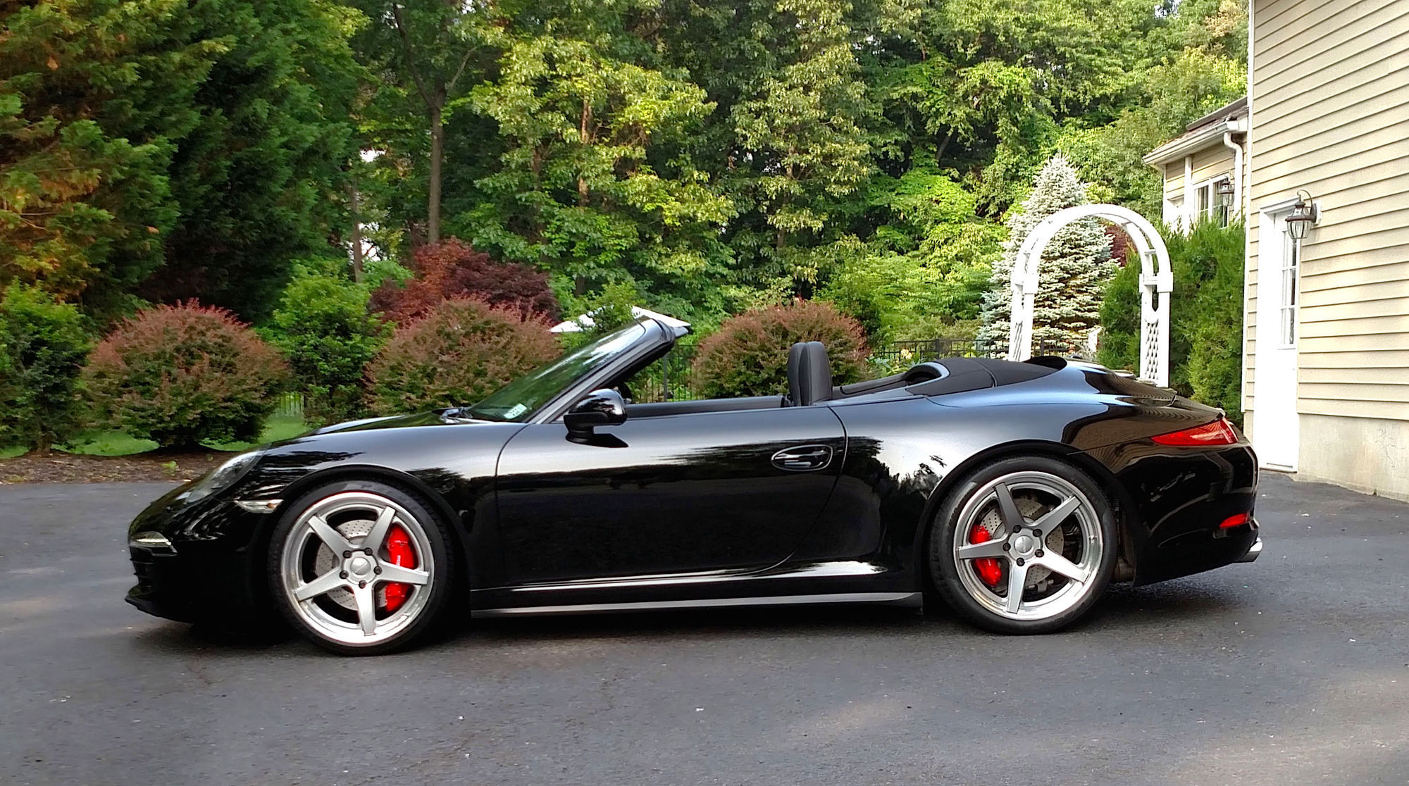 2015 Porsche 911 | 991 Porsche Carrera 911 4S Cabriolet on Forgeline CF3C-SL Wheels - Side Profile