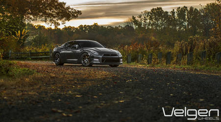 Nissan GT-R on Velgen Wheels  VMB5