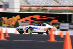 Ryan Mathews is Pro Class Autocross Winner at Goodguys Charlotte with Detroit Speed's '72 Corvette on Forgeline GA3 Wheels