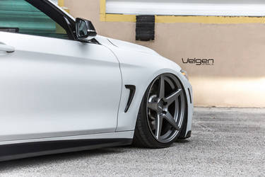 2014 BMW 4 Series | Bagged BMW 435i on Velgen Wheels  Classic5 Matte Gunmetal 20x9 & 20x10.5 