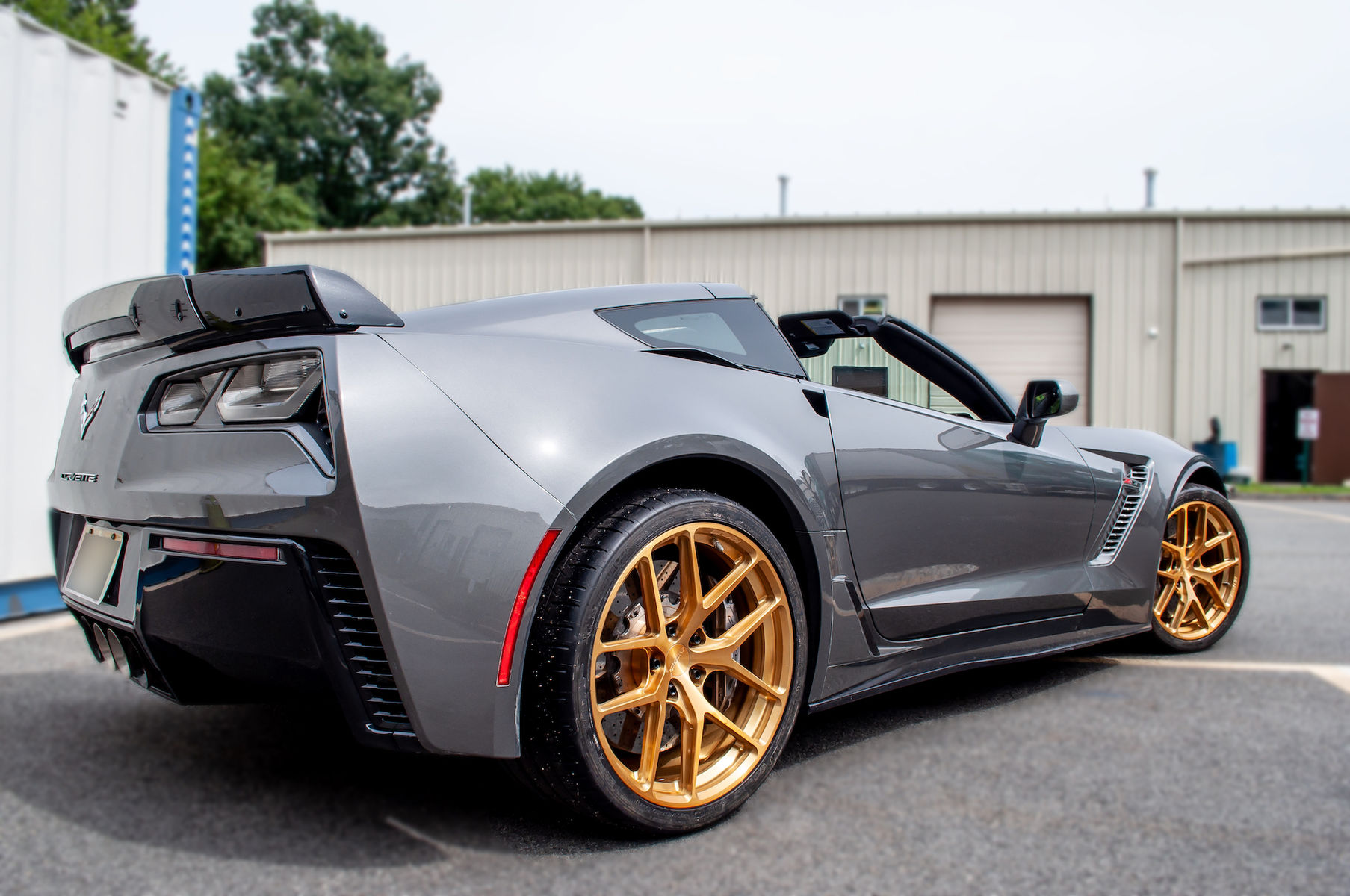 Off Camber Autosport C7 Corvette Z06 On Forgeline One Piece Forged 